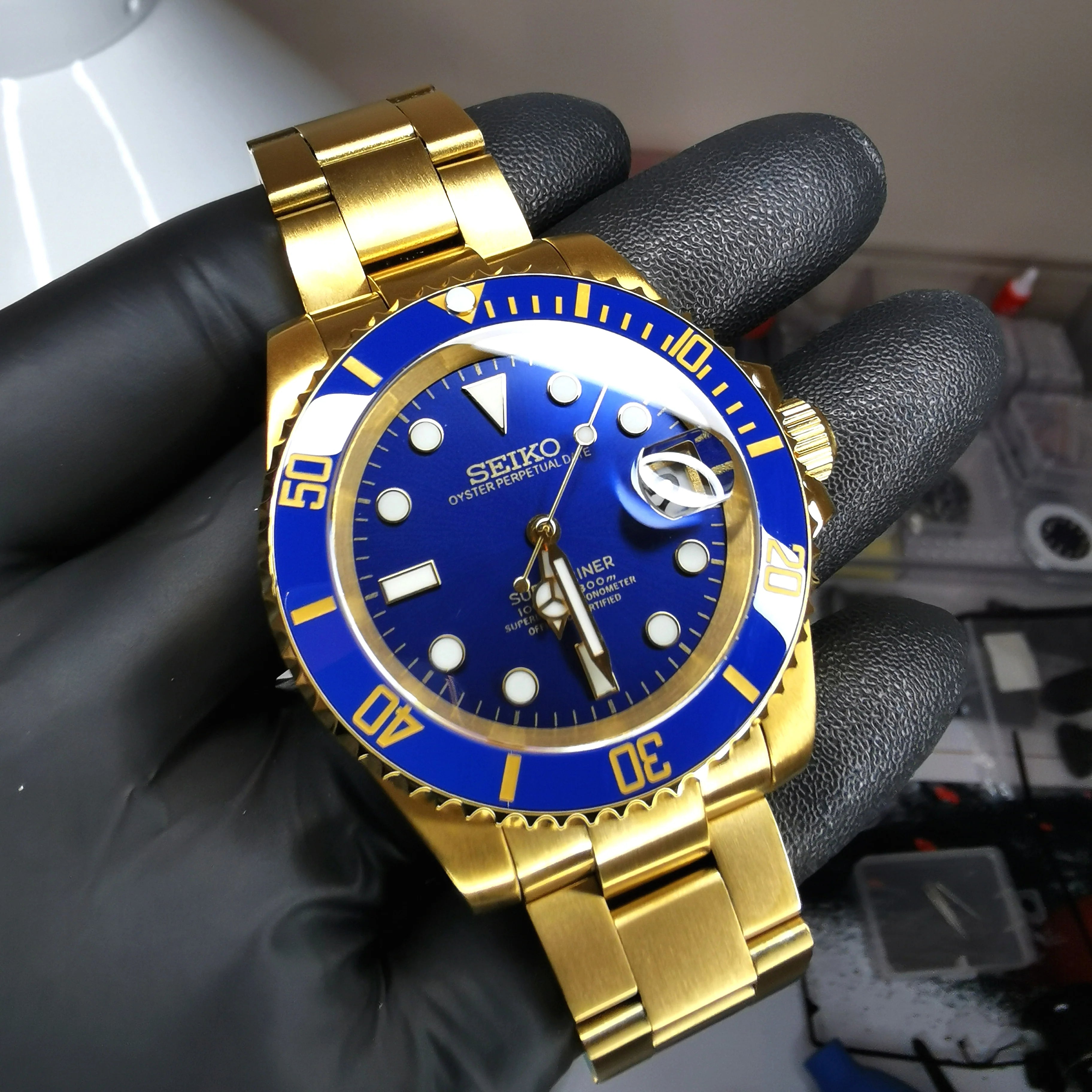 Seikomariner Blue Gold