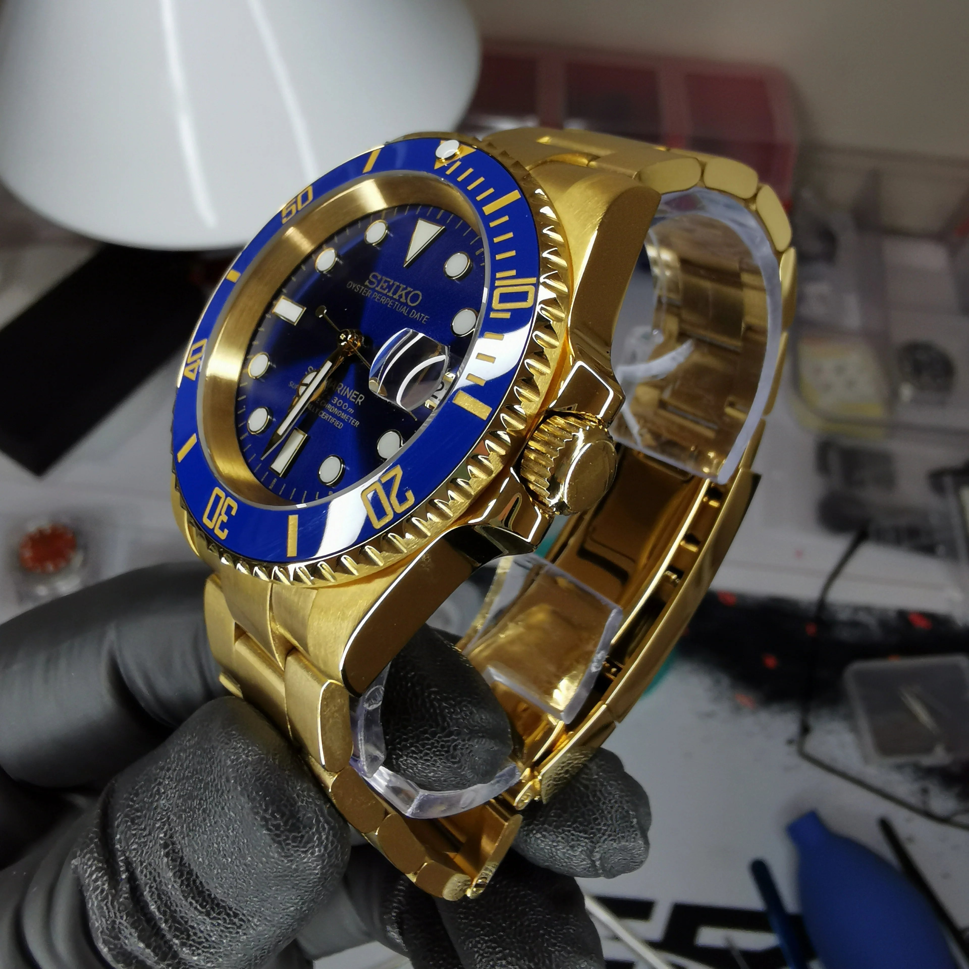 Seikomariner Blue Gold