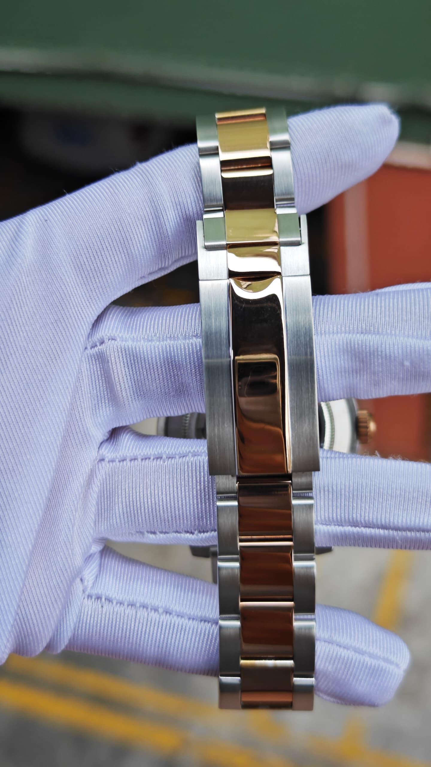 SeikoDweller Silver/Rosegold Black