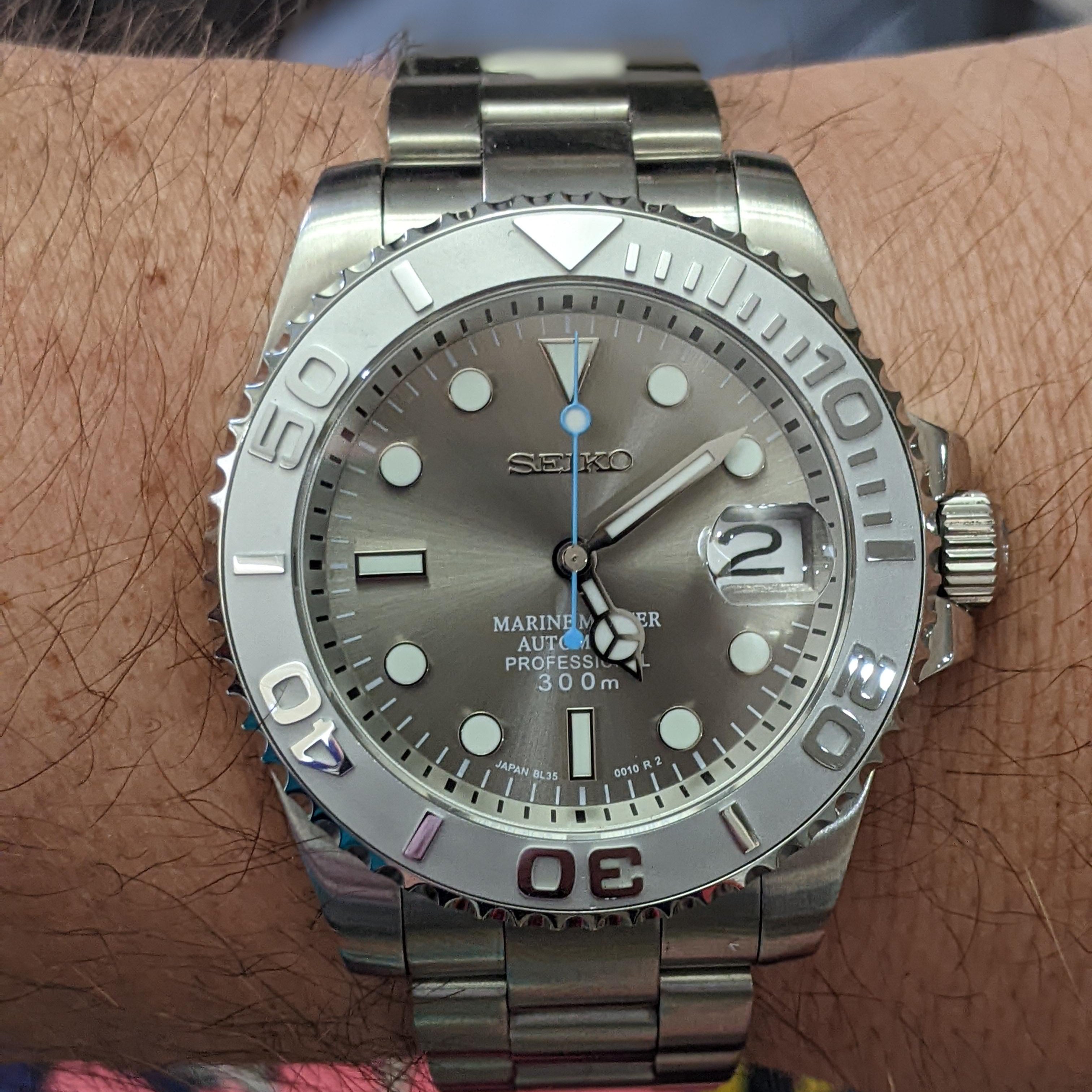 Seikomariner Silver Rhodium